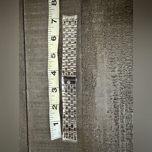 MICHELE 20mm 5-Link Stainless Steel Bracelet Band new